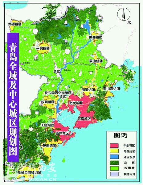 青岛规划图最新版揭秘，未来海滨城市的壮丽蓝图展望